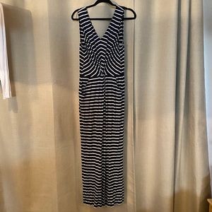 Striped Jumpsuit L (Max Studio)